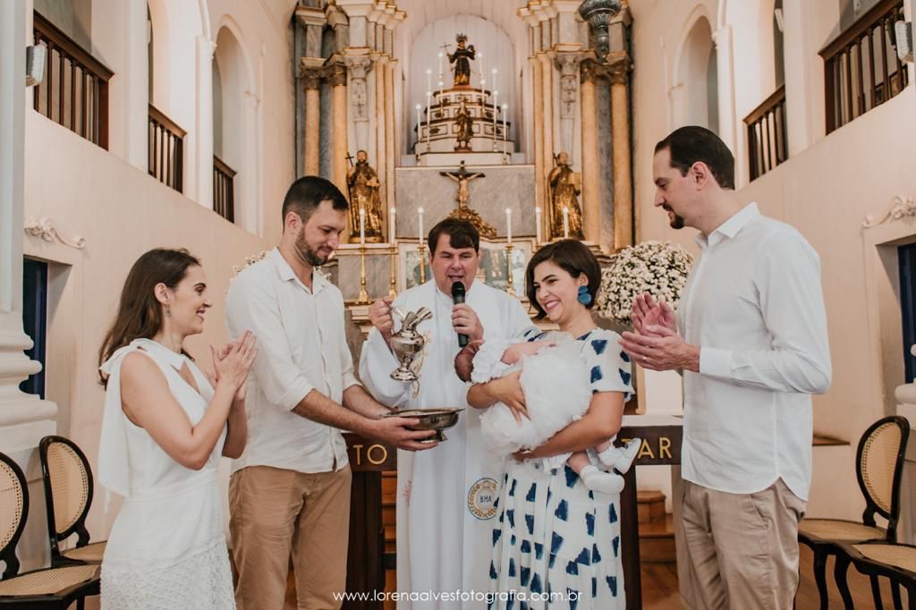 Momento especial do batismo